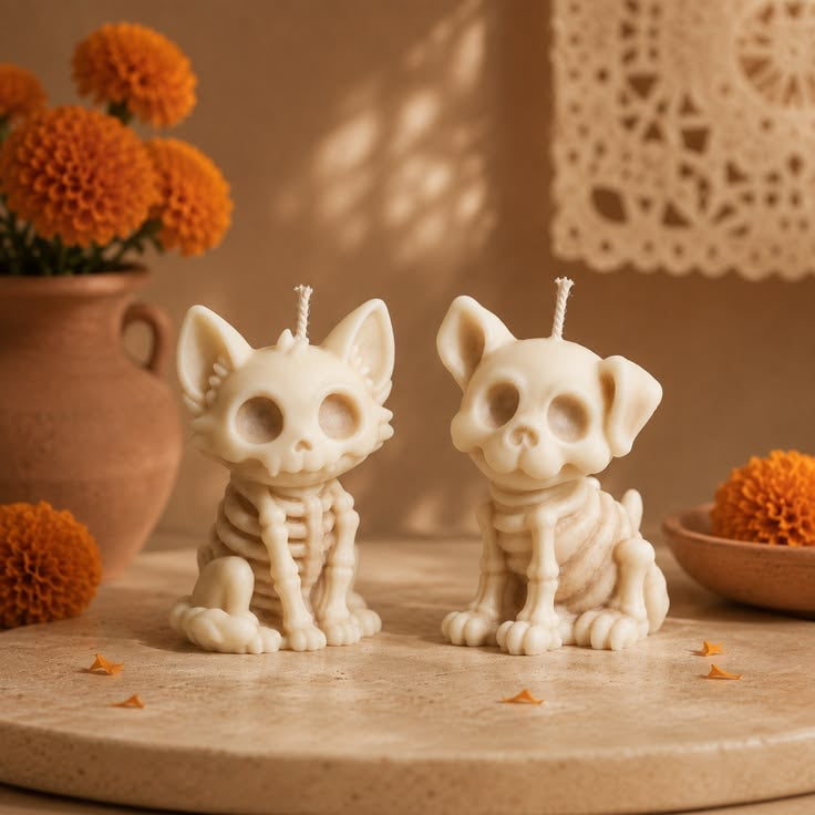 Vela mascota muerta